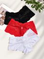 3pack Floral Lace Panty