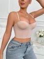 Solid Underwire Shapewear Tube Top