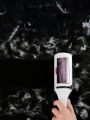 1pc Clothing Static Hair Removal Brush, Portable Lint Roller, Dry Cleaning Adhesive Hair Remover