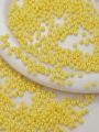 1500pcs 2mm Bohemian Style Cream-colored Effect Glass Round Beads For Diy Jewelry Making