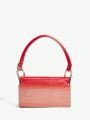 SHEIN SXY Ombre PU Leather Ladies' Shoulder Bag