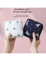 1pc Large Cartoon Sanitary Pad Storage Bag, Portable Cosmetic Lipstick Pouch For Students