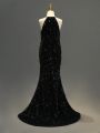 Tween Girl Sequin Decor Floor Length Party Dress