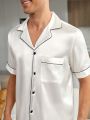 Men's Simple And Comfortable Home Clothes Set