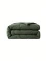LongNap™ 1pc Fluffy Warm Floral Stitch All-Season Comforter, Cloud Comfort Down Alternative Duvet Insert