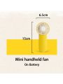 1pc Mini Fan, Battery Powered Portable Fan For Indoor And Outdoor Use