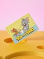 TOM & JERRY X SHEIN Classic Series Cute Small Yellow Card Holder