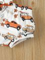 Baby Boys' Car Pattern Color Block Outfit