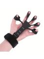 Silicone Finger Exercise Trainer Wrist Tensioner-Black