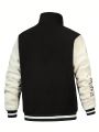 Manfinity Hypemode Loose Fit Men's Jacket With Letter Print