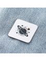 Exquisite European & American Space Themed Stainless Steel Brooch, Featuring Stars, Planets And Other Metal Badges