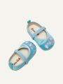 Cozy Cub Embroidered Princess Baby Shoes, Soft Bottom Walking Shoes For Baby Girls