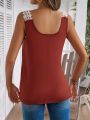 Women's Patchwork Lace Camisole Tank Top