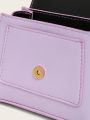 Mini Minimalist Flap Satchel Bag