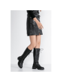 Women's 953 Lace Platform Knee High Boots with Comfort Chunky Heel