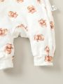 SHEIN 5pcs/Set Baby Boys' Adorable Bear Element Homewear Set