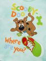 SCOOBY-DOO X SHEIN Young Boy Tie Dye Cartoon & Letter Graphic Set
