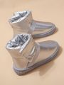 Ladies' Casual Comfortable Solid Short Snow Boots