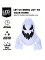 Joiedomi 4.5 FT Halloween Inflatable Ghost Broke Out from Window with Built-in Rotating LED, Blow Up Flying Ghost for Halloween Window Decor, Halloween Outdoor, Yard, Garden, Lawn Party Decoration