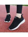 2023 Autumn New Arrival Women's Plus Size Sport Shoes, Casual & Fashionable, Knitted Upper & Breathable, Soft Sole, Jogging Shoes
