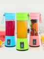 1pc 380ml Portable Electric Juicer Cup, Usb Rechargeable Mini Blender For Four Seasons Kitchen, Cooking & Juicing