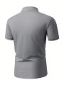Short Sleeve Polo Shirt (sleeve & Pocket With Random Cut)