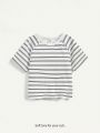 Cozy Cub Infant Boys' Solid Color Round Neck Sweatshirt With Planet Pattern Raglan Sleeves, 3pcs/Set