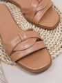 Women'S Flat Sandals, Brown