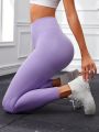 Yoga Basic Women's Yoga Matte Finish Washed Sports Leggings