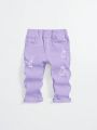 SHEIN Infant Boys' Distressed Jeans