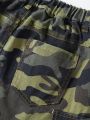 Teen Girls' Camouflage Casual Comfortable Simple Denim Skirt