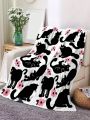 Lisye Freire Ink Comfortable All Seasons Cute Cat Patterned Home Bed Blanket