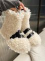 Women's Thickened Warm Ring Velvet Snow Boots