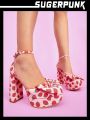 Sugerpunk Women's Fashionable Sweet Style High-platform Single Shoes