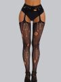 Hollow Out Fishnet Garter Stockings