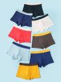 8pcs Young Boys' Cartoon Pattern Underwear Set