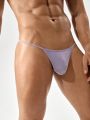 Men's Solid Color Thong Underwear