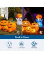DEWENWILS Light Timer Outdoor for Halloween Weatherproof with 2/12/25 FT Extension Cord, Photocell Timer Switch with 3 Grounded Outlets for Holiday Decorations, Landscape Light, String Lights, UL Listed