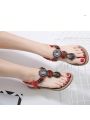 Women's T-Strap Flat Sandals Sandals for Women Casual Summer Beach Cruise Sandals Open Toe Slip On Sandal