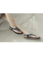 Women's Sandals T-Strap Flat Sandals Casual Summer Beach Cruise Sandals Open Toe  Slip On Sandal