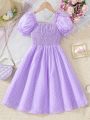 Girls' French Style Tulle Fairy Puff Skirt