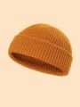 Men's Simple Knitted Flat Cap