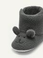 Cozy Cub Fashionable Cute Animal Pattern Flat Baby Shoes For Infant Girls