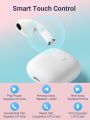 Teckwe Wireless Earbuds 5.3,Wireless Stereo Noise Cancelling Earphones,HD Music Sound,Wireless Charging & 36h Long Lasting Battery Life With Type C Charge Port