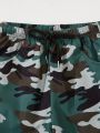 Teenage Boys' Camouflage Print Sport Utility Outdoor Pants