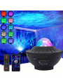 Star Projector Galaxy Night Light, 4-in-1 Starry Light Projector, Music Speaker And Timer, Galaxy Projector With Adjustable Colors, Perfect For Bedroom, Party, Room Decor, Halloween, Christmas Gift