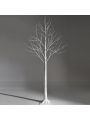Costway 5ft Pre-lit White Twig Birch Tree for Christmas Holiday w/ 72 LED Lights
