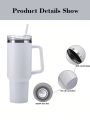 40oz Stainless Steel Insulated Cup With Straw - Keep Beverages Hot Or Cold For Hours - Great For Coffee, Water, Etc.