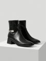 MOTF PREMIUM LOCK DETAIL COMFORTABLE WOMEN'S ANKLE BOOTS AND SHORT BOOTS
