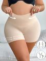 Women's Plus Size Apricot High Waist Tummy Control Shapewear Bottoms